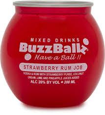 Buzzballz - Strawberry Rum Job (Each) (Each)