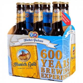 Hacker- Pschorr - Munich Gold Lager (6 pack 12oz cans) (6 pack 12oz cans)