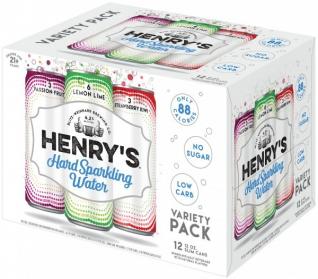 Henrys - Hard Sparkling Water Variety (12 pack 12oz cans) (12 pack 12oz cans)