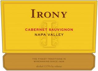 Irony - Cabernet Sauvignon Napa Valley 2018 (750ml) (750ml)